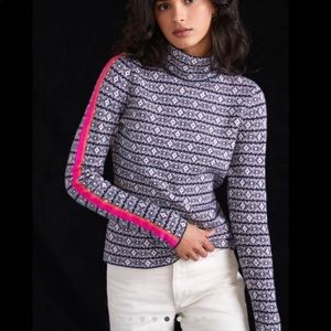 Anthropologie Maeve Ski Slope Turtleneck Sweater xs